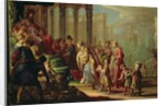 Solomon and the Queen of Sheba, or Esther before Ahasuerus, 1624 by Claude Vignon