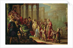Solomon and the Queen of Sheba, or Esther before Ahasuerus, 1624 by Claude Vignon