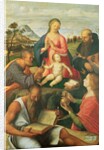 Madonna and Child with SS. Peter, Jerome and Mary Magdalene with a Bishop, 1500 by Alvise Vivarini