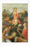 Madonna and Child with SS. Peter, Jerome and Mary Magdalene with a Bishop, 1500 by Alvise Vivarini