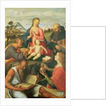 Madonna and Child with SS. Peter, Jerome and Mary Magdalene with a Bishop, 1500 by Alvise Vivarini