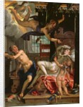 Jupiter and Danae by Joachim Wtewael or Utewael or Wyewael