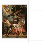 Jupiter and Danae by Joachim Wtewael or Utewael or Wyewael