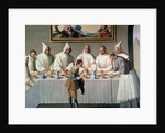 St. Hugh of Cluny in the Refectory of the Carthusians, 1633 by Francisco de Zurbaran