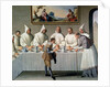 St. Hugh of Cluny in the Refectory of the Carthusians, 1633 by Francisco de Zurbaran
