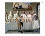 St. Hugh of Cluny in the Refectory of the Carthusians, 1633 by Francisco de Zurbaran