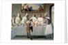 St. Hugh of Cluny in the Refectory of the Carthusians, 1633 by Francisco de Zurbaran