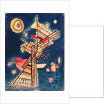 Composition with a Blue Background, 1927 by Wassily Kandinsky