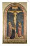 Crucifixion with the Virgin, SS. John the Evangelist and Dominic from the Convent of San Marco, Fiesole, 1442 by Fra Angelico