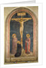 Crucifixion with the Virgin, SS. John the Evangelist and Dominic from the Convent of San Marco, Fiesole, 1442 by Fra Angelico