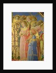 The Coronation of the Virgin, detail showing musical angels, c.1430-32 by Fra Angelico