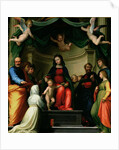 The Mystic Marriage of St. Catherine of Siena with Saints, 1511 by Fra Bartolomeo