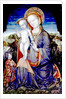 The Madonna of Humility adored by Leonello d'Este by Jacopo Bellini