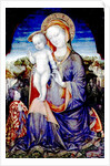 The Madonna of Humility adored by Leonello d'Este by Jacopo Bellini