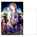 The Madonna of Humility adored by Leonello d'Este by Jacopo Bellini