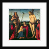 Madonna and Child with SS. John the Baptist and Sebastian Between Two Donors, c.1500 by Giovanni Antonio Boltraffio