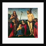Madonna and Child with SS. John the Baptist and Sebastian Between Two Donors, c.1500 by Giovanni Antonio Boltraffio