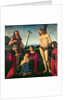 Madonna and Child with SS. John the Baptist and Sebastian Between Two Donors, c.1500 by Giovanni Antonio Boltraffio