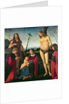 Madonna and Child with SS. John the Baptist and Sebastian Between Two Donors, c.1500 by Giovanni Antonio Boltraffio