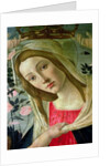 Madonna and Child Crowned by Angels by Sandro Botticelli