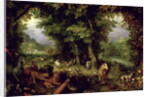 Earth or The Earthly Paradise, 1607-08 by Jan the Elder Brueghel