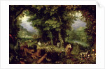 Earth or The Earthly Paradise, 1607-08 by Jan the Elder Brueghel