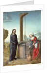 Christ and the Woman of Samaria, c.1500 by Juan de Flandes