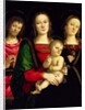 The Madonna and Child with St. John the Baptist and St. Catherine of Alexandria by Pietro Perugino
