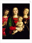 The Madonna and Child with St. John the Baptist and St. Catherine of Alexandria by Pietro Perugino