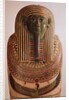 Outer lid of the sarcophagus of Psametik I Late Period by Egyptian 26th Dynasty