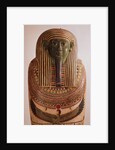Outer lid of the sarcophagus of Psametik I Late Period by Egyptian 26th Dynasty