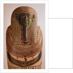 Outer lid of the sarcophagus of Psametik I Late Period by Egyptian 26th Dynasty