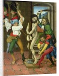 The Flagellation of Christ, side panel of the Altarpiece of the Passion by Master of the Strache Altar