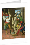 The Flagellation of Christ, side panel of the Altarpiece of the Passion by Master of the Strache Altar