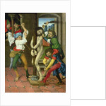 The Flagellation of Christ, side panel of the Altarpiece of the Passion by Master of the Strache Altar