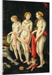 The Destruction of Troy and the Judgement of Paris, detail depicting Artemis, Hera and Aphrodite, 1540 by Matthias Gerung or Gerou