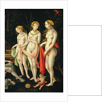 The Destruction of Troy and the Judgement of Paris, detail depicting Artemis, Hera and Aphrodite, 1540 by Matthias Gerung or Gerou