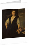 Portrait of a Woman with a Child and a Dog by Veronese