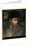 Portrait of Francisco Pizarro Spanish conqueror of Peru by Jean Monier or Mosnier