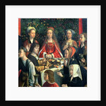 The Marriage at Cana, detail of the bride and surrounding guests by Gerard David