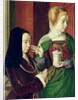 Madeleine of Bourgogne presented by St. Mary Magdalene by Master of Moulins