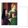 Madeleine of Bourgogne presented by St. Mary Magdalene by Master of Moulins