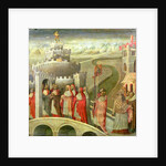 Procession of St. Gregory to the Castel St. Angelo by Giovanni di Paolo di Grazia