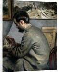 Frederick Bazille at his Easel, 1867 by Pierre Auguste Renoir