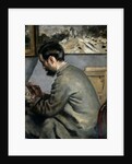 Frederick Bazille at his Easel, 1867 by Pierre Auguste Renoir