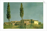 At the Villa Farnese: The Two Poplars, c.1777 by Pierre Henri de Valenciennes