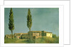 At the Villa Farnese: The Two Poplars, c.1777 by Pierre Henri de Valenciennes