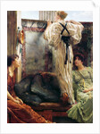 Who Is It?, 1884 by Lawrence Alma-Tadema