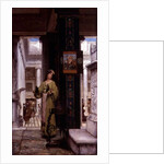 In the Temple, 1871 by Lawrence Alma-Tadema