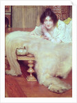 A Listener: The Bear Rug, 1899 by Lawrence Alma-Tadema